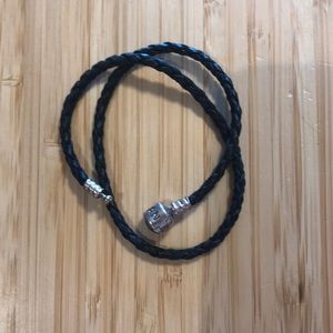 Pandora Leather Wrap Bracelet